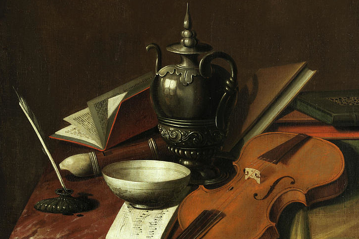 Still life with violin